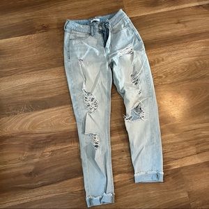TILLYS ripped mom jeans